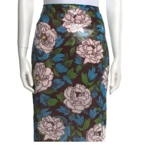 DVF Boswell sequined midi skirt made for Dian Von Furstenberg sz 10